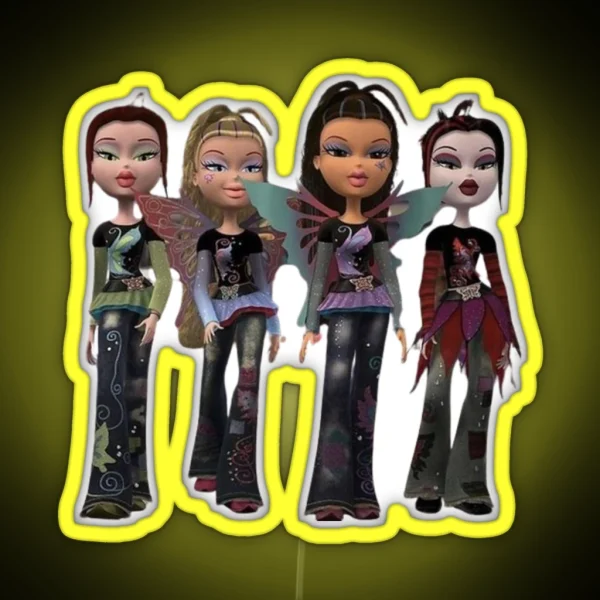 Bratz Pixies RGB Neon Sign