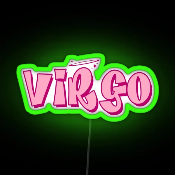 Bratz Virgo Decal For Laptops And Cars Led RGB Neon Sign