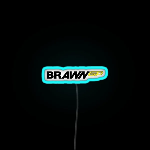 Brawn GP Logo RGB Neon Sign