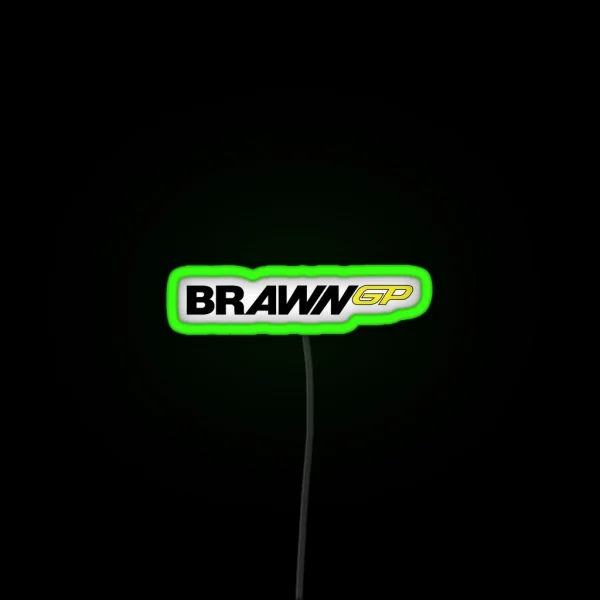Brawn GP Logo RGB Neon Sign