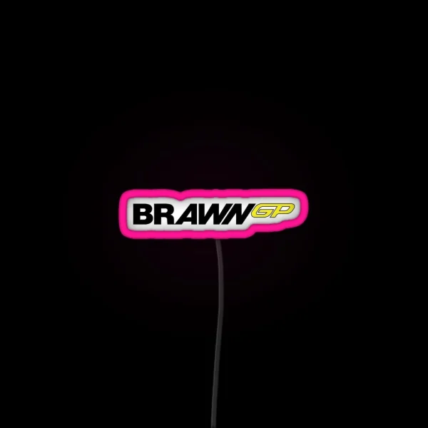 Brawn GP Logo RGB Neon Sign