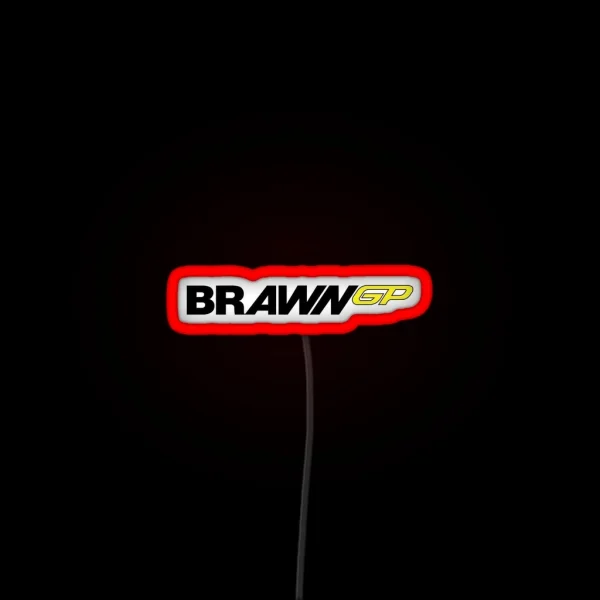 Brawn GP Logo RGB Neon Sign