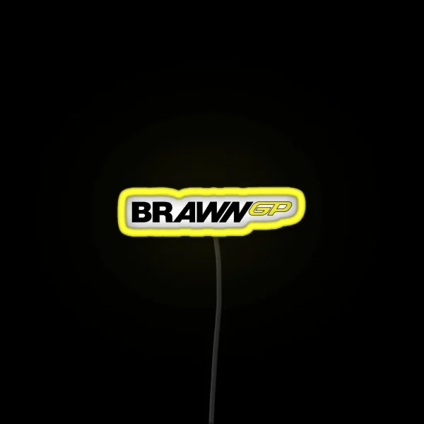 Brawn GP Logo RGB Neon Sign