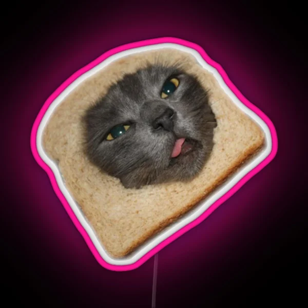 Bread Cat 2 RGB Neon Sign