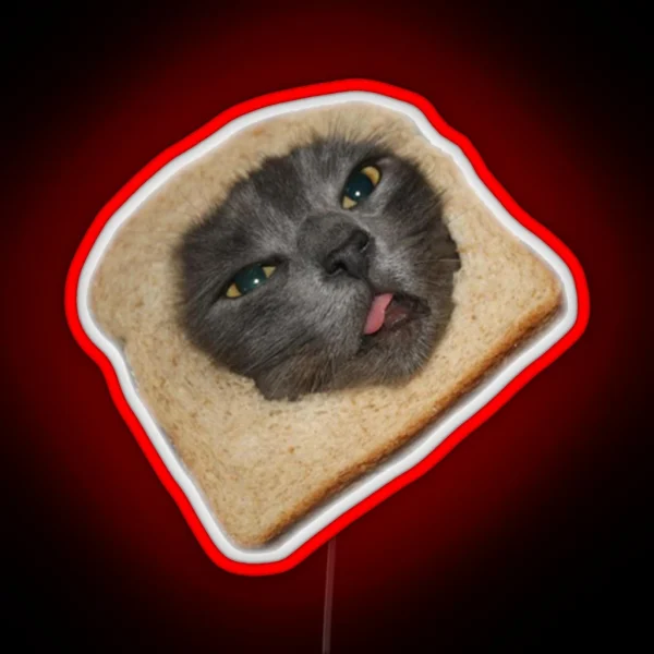 Bread Cat 2 RGB Neon Sign