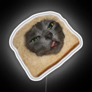 Bread Cat 2 RGB Neon Sign