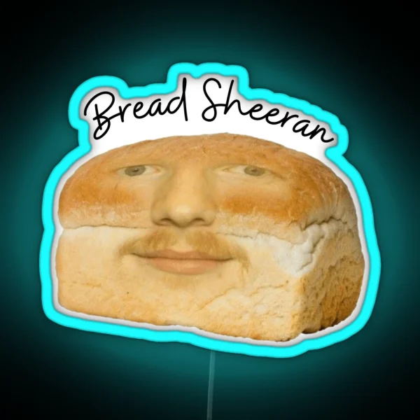 Bread Sheeran RGB Neon Sign