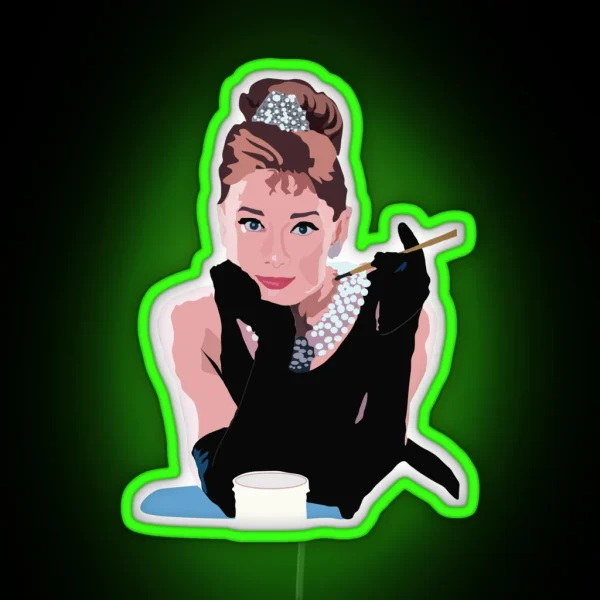 Breakfast At Tiffanys RGB Neon Sign