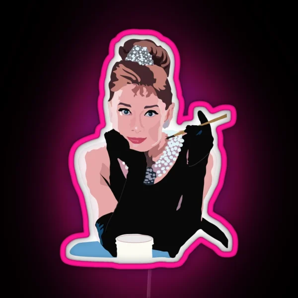 Breakfast At Tiffanys RGB Neon Sign