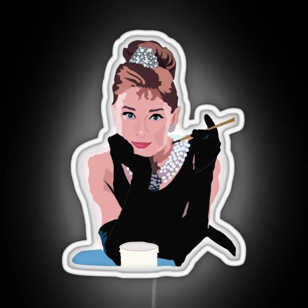 Breakfast At Tiffanys RGB Neon Sign
