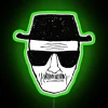 Walter White as Heisenberg Neon Face Wall Art Decoration Sign