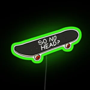 Breaks Skateboard RGB Neon Sign