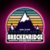Vibrant Breckenridge Mountain Town Ski Resort RGB Neon Light Sign