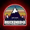 Breckenridge Colorado Ski Resort inspired vibrant RGB LED Neon Sign.