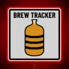 Track your home brews with vibrant RGB illuminated beer tracker sign.