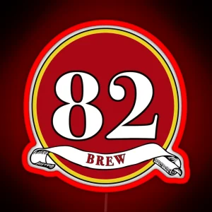 Brew82 Logo RGB Neon Sign