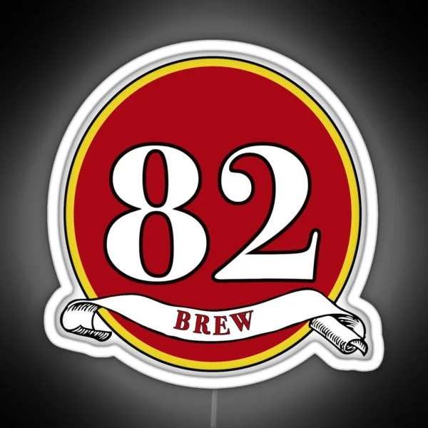 Brew82 Logo RGB Neon Sign