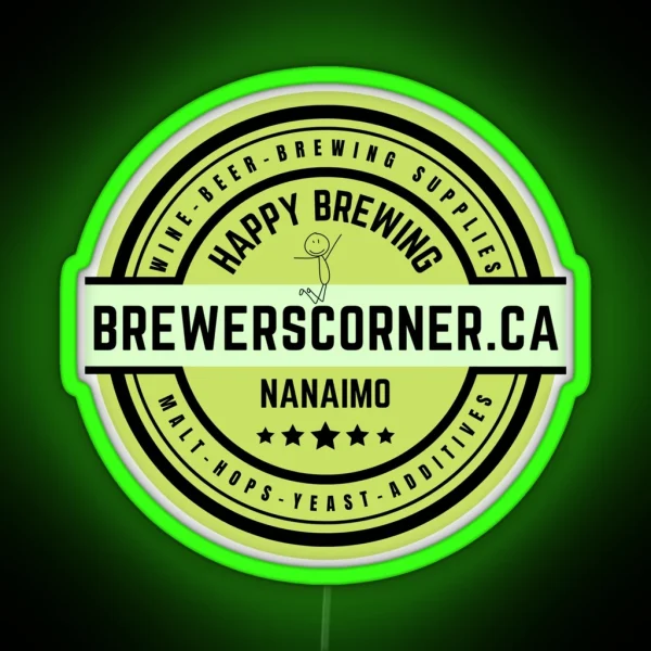 Brewers Corner Nanaimo RGB Neon Sign