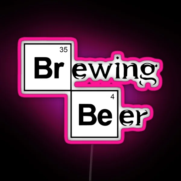 Brewing Beer RGB Neon Sign