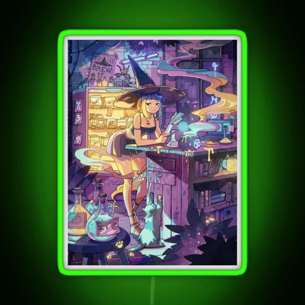 Brewing Potions RGB Neon Sign