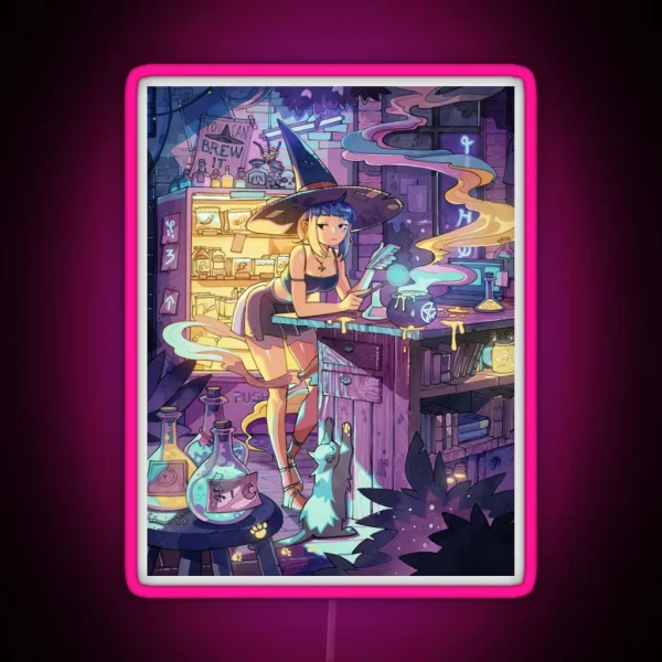 Brewing Potions RGB Neon Sign