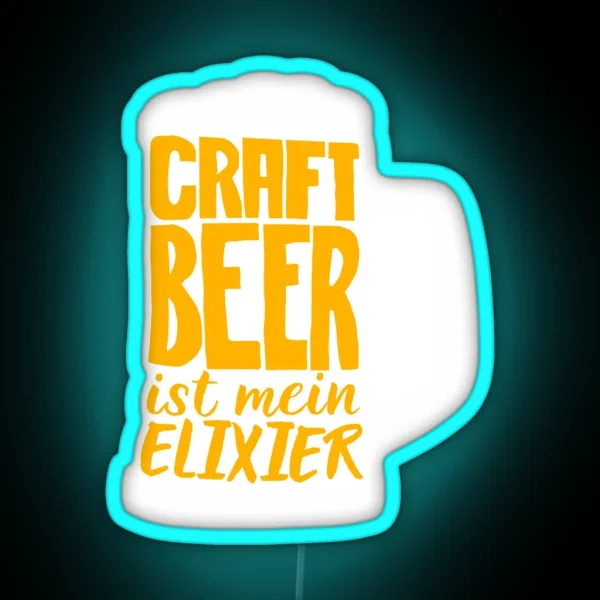 Brewmaster Beer Drinker Saying Craft Beer Brewer RGB Neon Sign