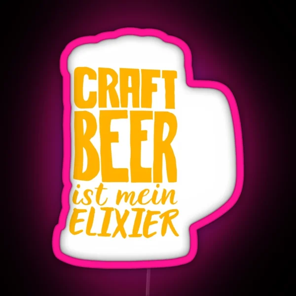 Brewmaster Beer Drinker Saying Craft Beer Brewer RGB Neon Sign