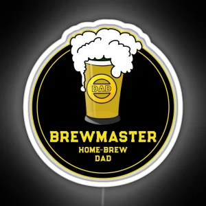 Brewmaster Beer Home Brew Dad Led RGB Neon Sign