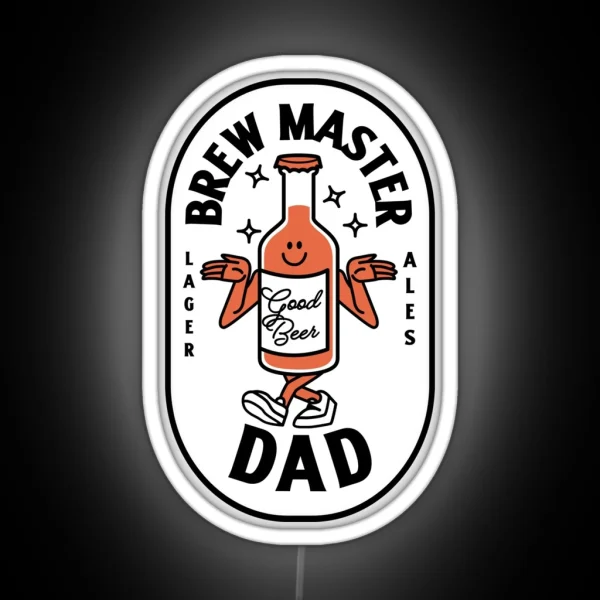 Brewmaster Dad RGB Neon Sign