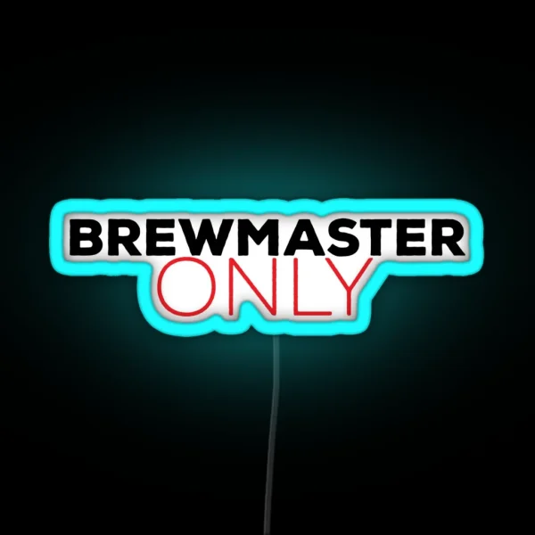 Brewmaster Only RGB Neon Sign