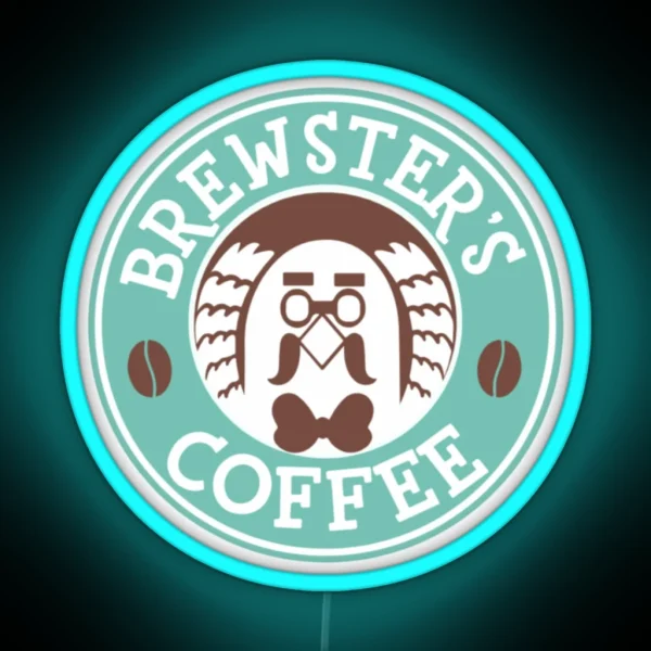 Brewster S Coffee RGB Neon Sign