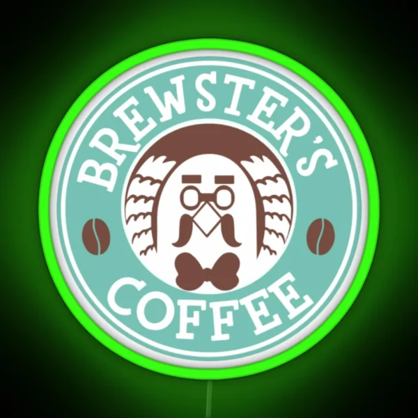 Brewster S Coffee RGB Neon Sign