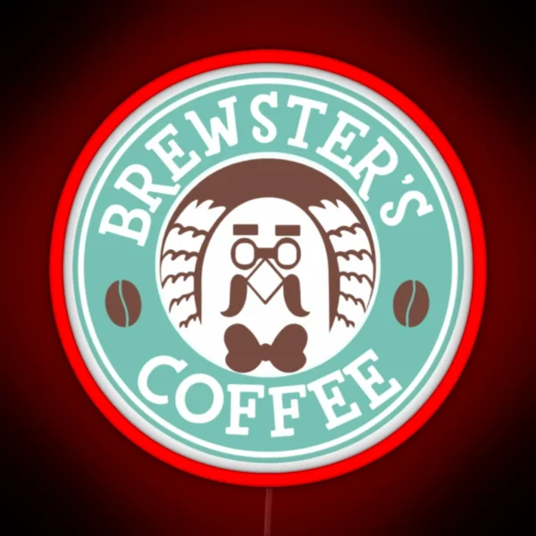 Brewster S Coffee RGB Neon Sign