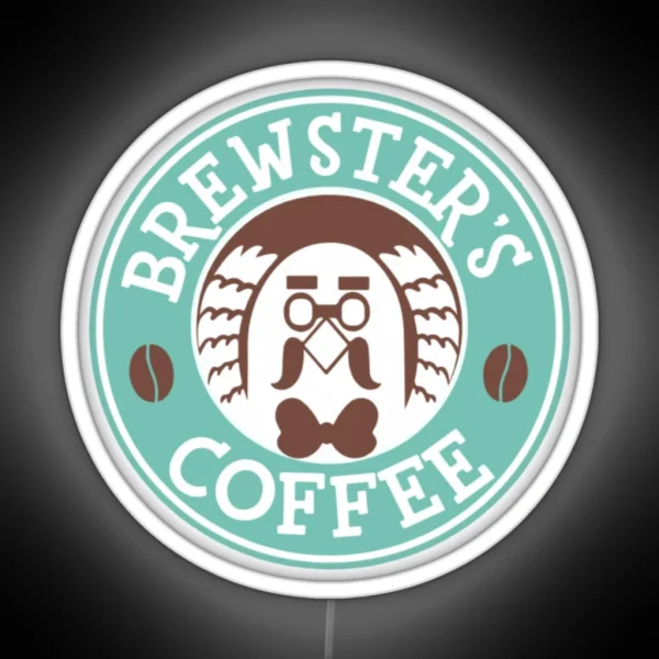Brewster S Coffee RGB Neon Sign