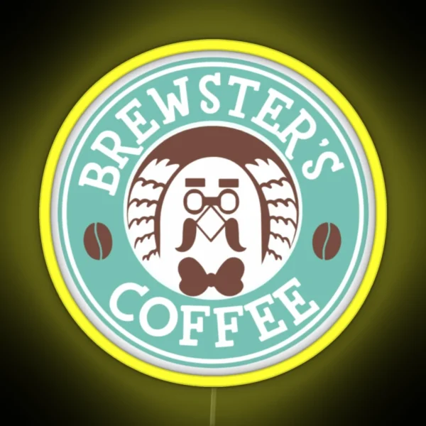 Brewster S Coffee RGB Neon Sign