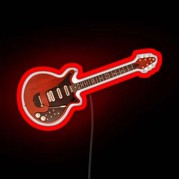 Brian May S Guitar Red Special Queen RGB Neon Sign