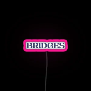 Bridges Death Stranding Logo Texturized RGB Neon Sign