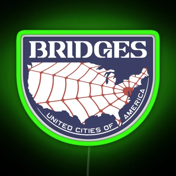 Bridges Logo RGB Neon Sign