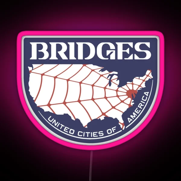 Bridges Logo RGB Neon Sign