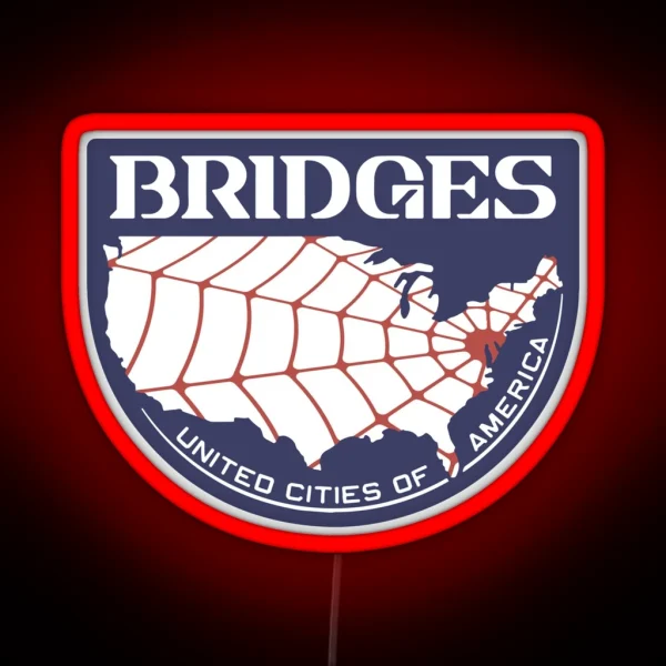 Bridges Logo RGB Neon Sign