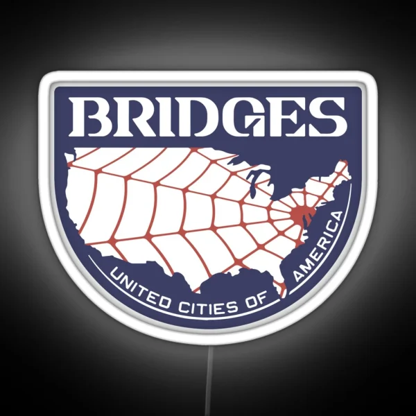 Bridges Logo RGB Neon Sign