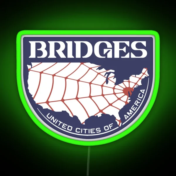 Bridges Logo V2 RGB Neon Sign