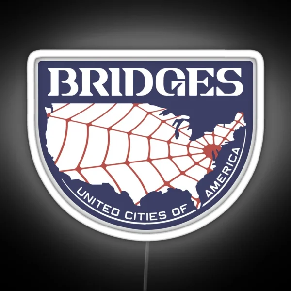 Bridges Logo V2 RGB Neon Sign