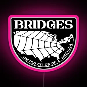 Bridges Logo V3 RGB Neon Sign