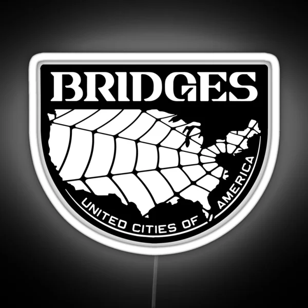 Bridges Logo V3 RGB Neon Sign