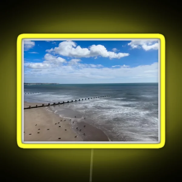 Bridlington North Bay Long Exposure RGB Neon Sign