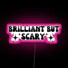 Brilliant yet scary quote from Harry P on colorful RGB neon