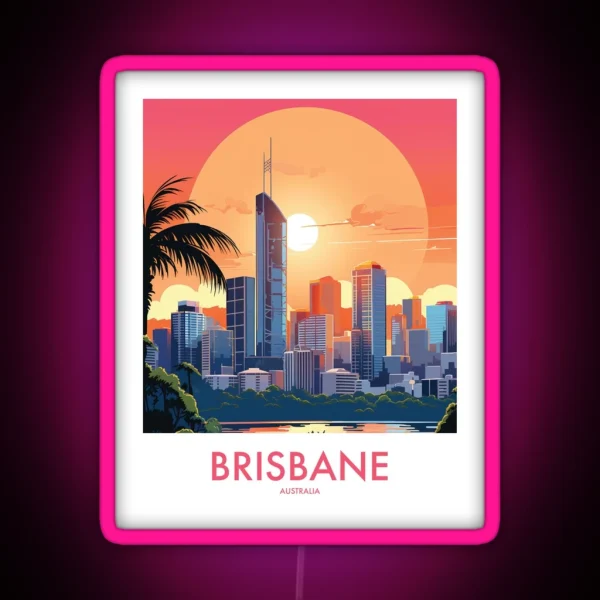 BRISBANE RGB Neon Sign