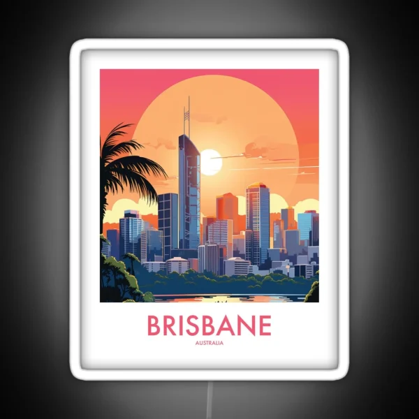 BRISBANE RGB Neon Sign
