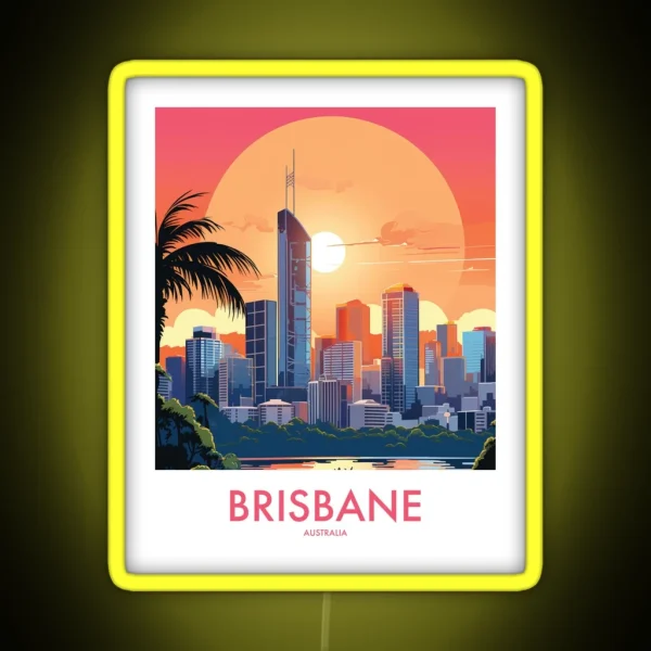 BRISBANE RGB Neon Sign
